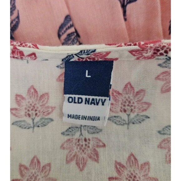 Old Navy Pink and Blue Floral Dress - Picture 8 of 9